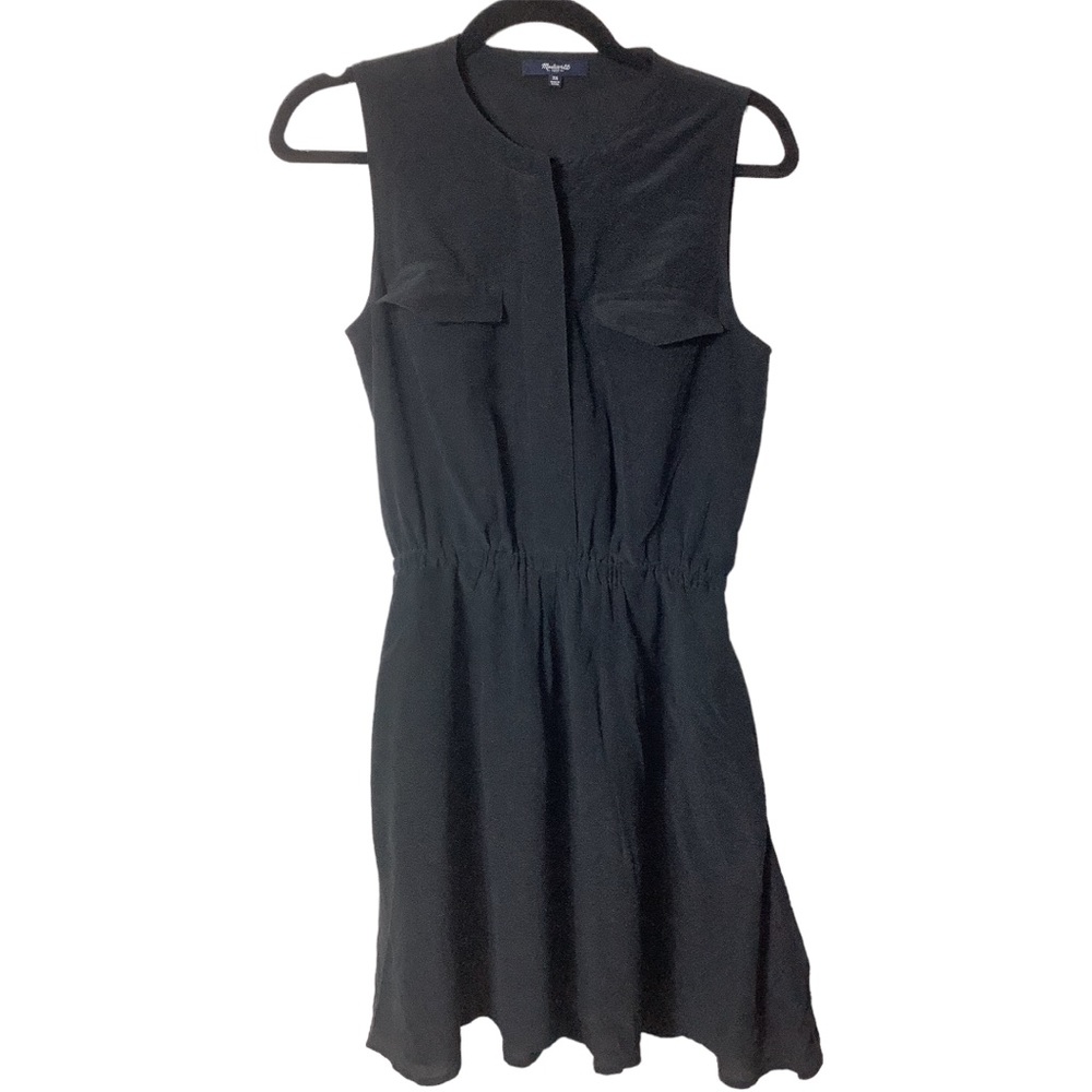 Madewell Silk Journey shirt dress size XS
